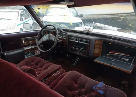1987 Cadillac Brougham z USA, uszkodzony, nr VIN 1G6DW51Y4H9747550